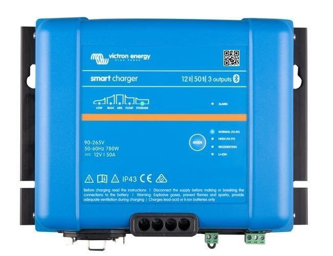 Victron Energy Phoenix Smart IP43 Charger 12/50 (3) 120/240V