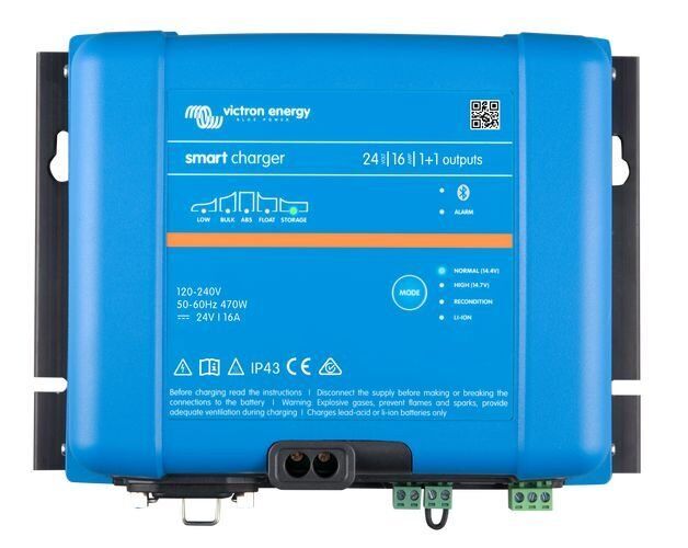 Victron Energy Phoenix Smart IP43 Charger 24/16 (1+1)  120/240V