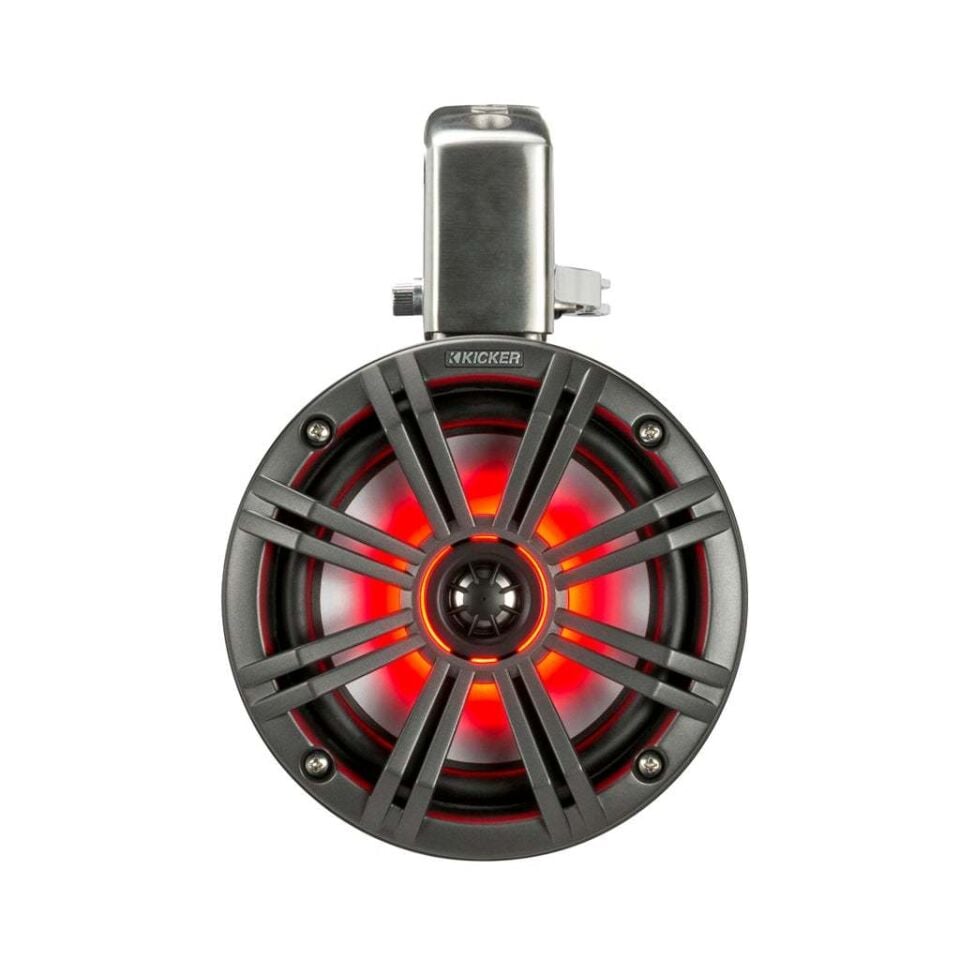 6.5'' (165 mm) Tower Coaxial Speaker System - Charcoal LED Grills